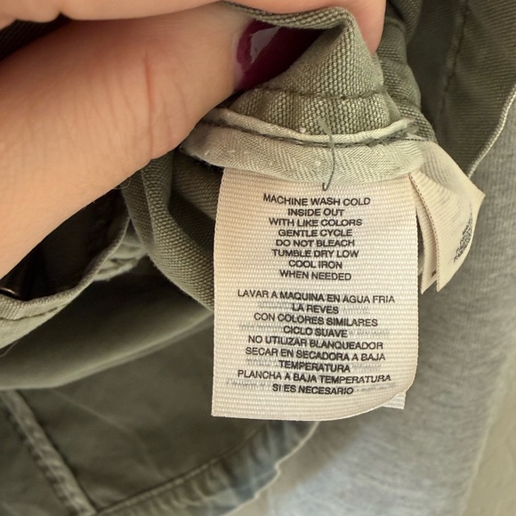 Rachel Roy Green Cargo Utility Hooded Sweatshirt Jacket -Medium - Picture 6 of 7